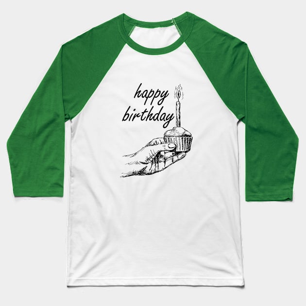 Happy birthday Baseball T-Shirt by rachelsfinelines